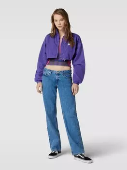 Укороченная ветровка с нашивкой-лейблом Tommy Jeans, фиолетовый