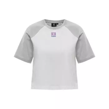 Укороченная женская футболка Hmllgc Naya для спорта и отдыха HUMMEL, цвет grau