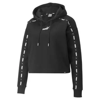 Укороченная женская худи PUMA Power, черная