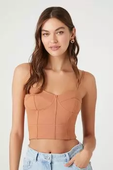 Укороченное бюстье на майке Forever 21