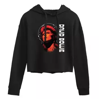 Укороченное худи David Bowie Constellation для юниоров Licensed Character, черный