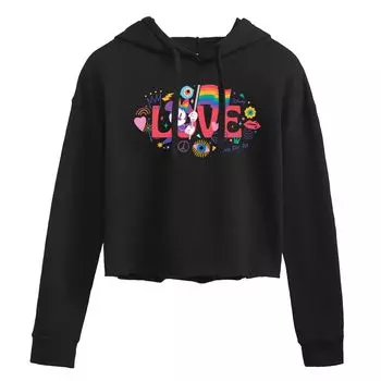 Укороченное худи Disney's Minnie Mouse Love Minnie Juniors Disney