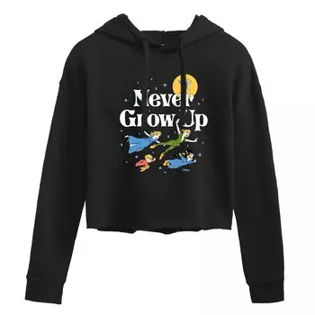 Укороченное худи Disney's Peter Pan Juniors Never Grow Up Licensed Character
