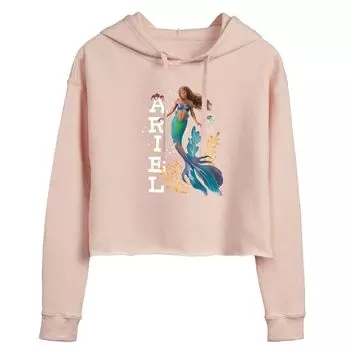 Укороченное худи Disney's The Little Mermaid Ariel для юниоров Licensed Character, розовый