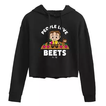 Укороченное худи для подростков The Office Love Beets Licensed Character