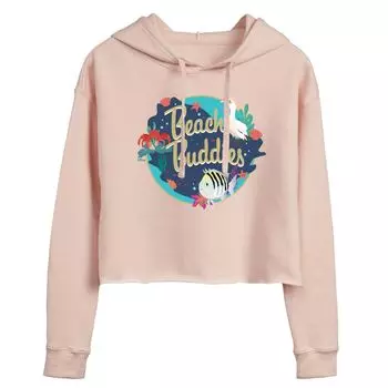 Укороченное худи для юниоров Disney's The Little Mermaid Buddies Licensed Character, розовый