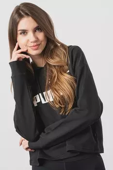Укороченное худи Essentials Puma, черный