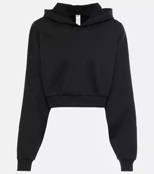 Укороченное худи headliner Alo Yoga, черный