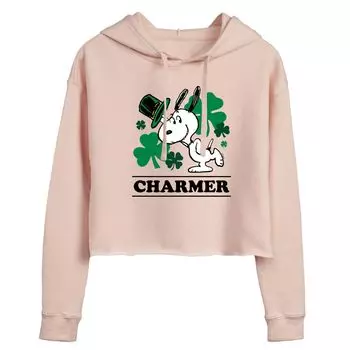 Укороченное худи Juniors' Peanuts Snoopy Charmer Licensed Character