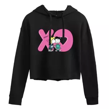 Укороченное худи Juniors' Peanuts XO Kiss Licensed Character