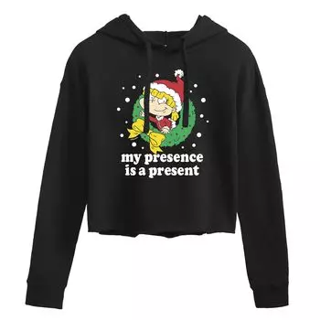 Укороченное худи Juniors' Rugrats Christmas Angelica Licensed Character