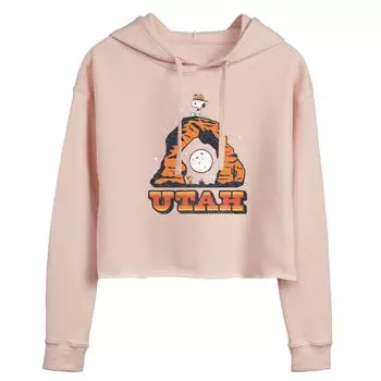 Укороченное худи с аркой для юниоров Peanuts Snoopy Utah Arch Licensed Character