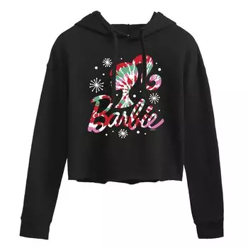 Укороченное худи с графическим рисунком Barbie Holiday для юниоров Licensed Character