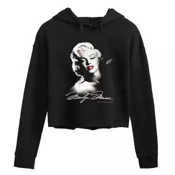 Укороченное худи с Marilyn Monroe Licensed Character, черный