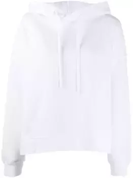 Укороченное худи с надписью MAISON MARGIELA, белый