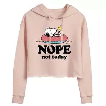 Укороченное худи с рисунком Peanuts Juniors "Nope Not Today" Licensed Character