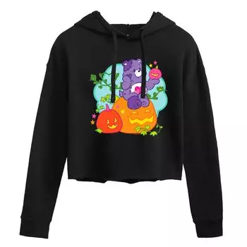 Укороченное худи с тыквой для подростков Care Bears Licensed Character, черный