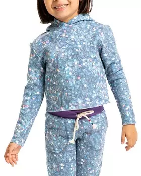 Укороченное худи Sol Angeles с блестками, мультиколор