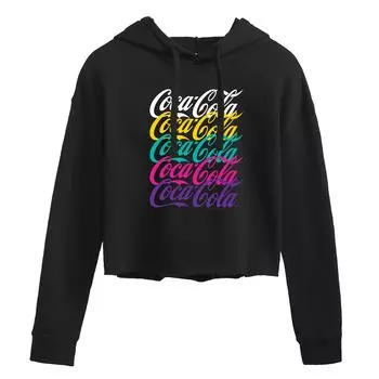 Худи в стиле 90-х годов с логотипом Coca-Cola Coke Licensed Character, черный