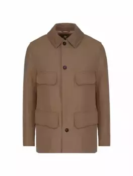 Укороченное пальто Barth Loro Piana, бежевый