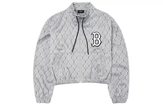 Укороченное пальто Boston Red Sox женское светло-серый Mlb