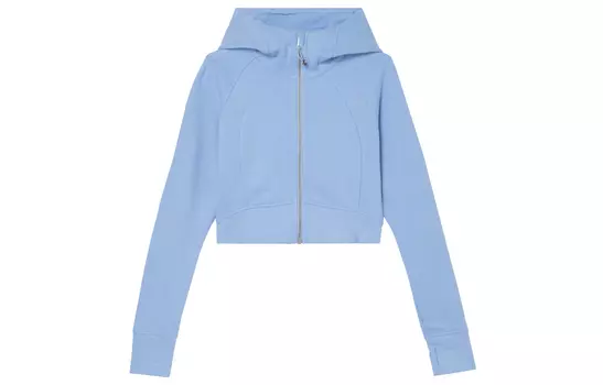 Укороченное пальто с капюшоном Scuba Series для женщин Lululemon, Desert/MOVT