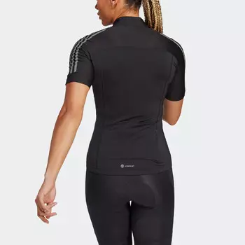 Укороченное пальто женское черное Adidas