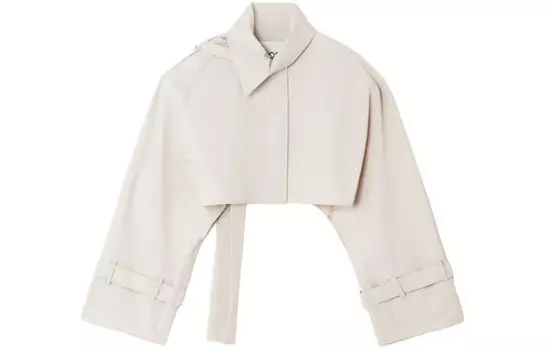 Укороченное пальто женское светло-бежевое Cos