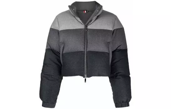 Укороченное пальто женское THOM BROWNE, серый