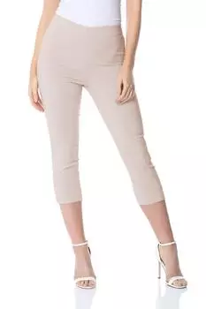 Укороченные эластичные брюки Roman, серый