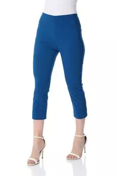Укороченные эластичные брюки Roman, синий