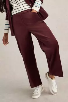 Укороченные бархатные брюки Belle White Stuff, фиолетовый