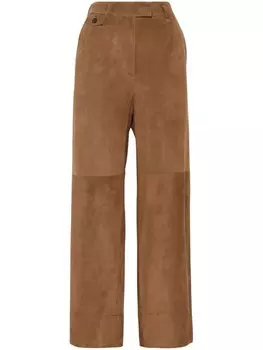 Укороченные брюки чинос Brunello Cucinelli, коричневый