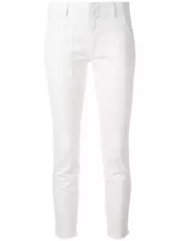 Укороченные брюки чинос Nili Lotan, белый