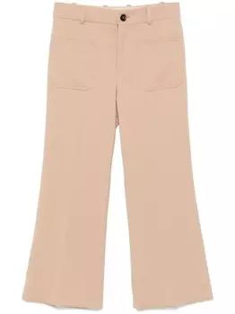 Укороченные брюки Chlo, коричневый