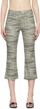 Укороченные брюки цвета хаки с принтом TheOpen Product