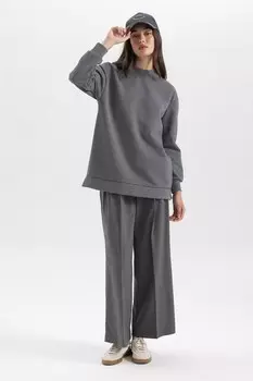 Укороченные брюки Defacto, серый