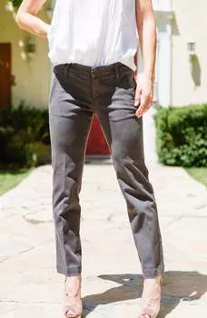 Укороченные брюки Francis Straight Leg в цвете Grizzly Level99