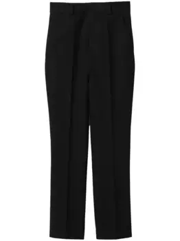 Укороченные брюки Grain de poudre MIU MIU, черный