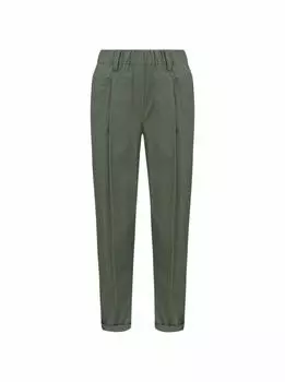 Укороченные брюки из хлопка Brunello Cucinelli
