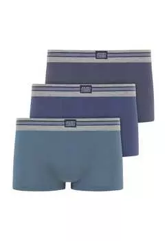 Укороченные брюки из хлопка-стрейч упаковка из 3 шт. логотип на поясе Jockey, синий