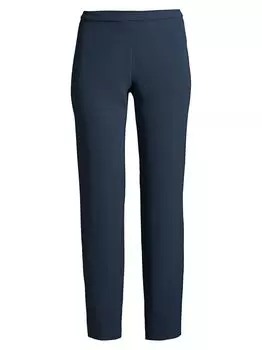 Укороченные брюки из крепа Natori, нави