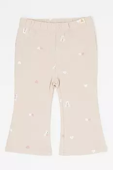 Укороченные брюки из органического хлопка Gap, бежевый