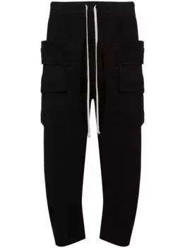 Укороченные брюки карго Creatch Rick Owens DRKSHDW, черный
