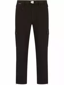Укороченные брюки карго DOLCE & GABBANA, черный