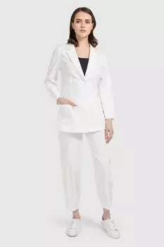 Укороченные брюки-карго Helmidge, белый