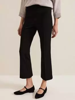 Укороченные брюки - клеш от карли Phase Eight, черный