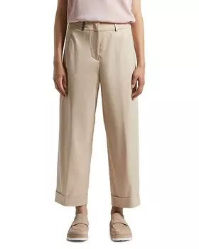 Укороченные брюки Peserico, коричневый/бежевый