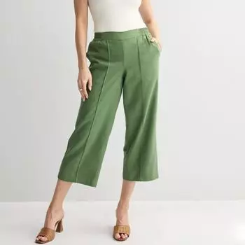 Укороченные брюки Petite с защипами Nine West, цвет camden green