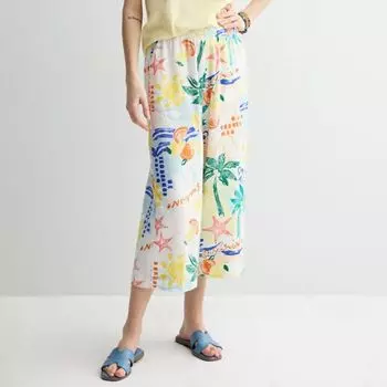 Укороченные брюки Petite Sonoma Goods For Life, цвет multi bright palm